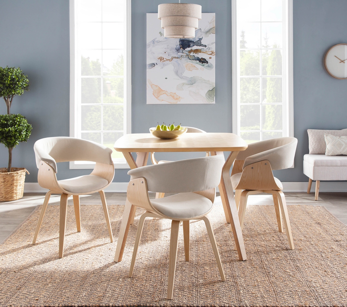 Stephora II Cream Side Chair, Set of 2 - Thumbnail - Image 14