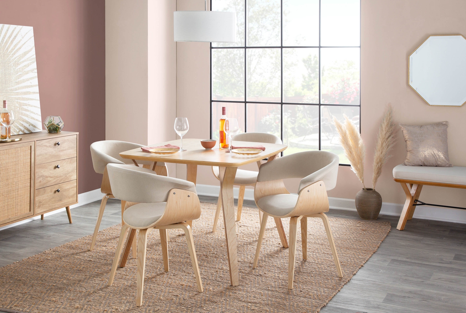 Stephora II Cream Side Chair, Set of 2 - Thumbnail - Image 15