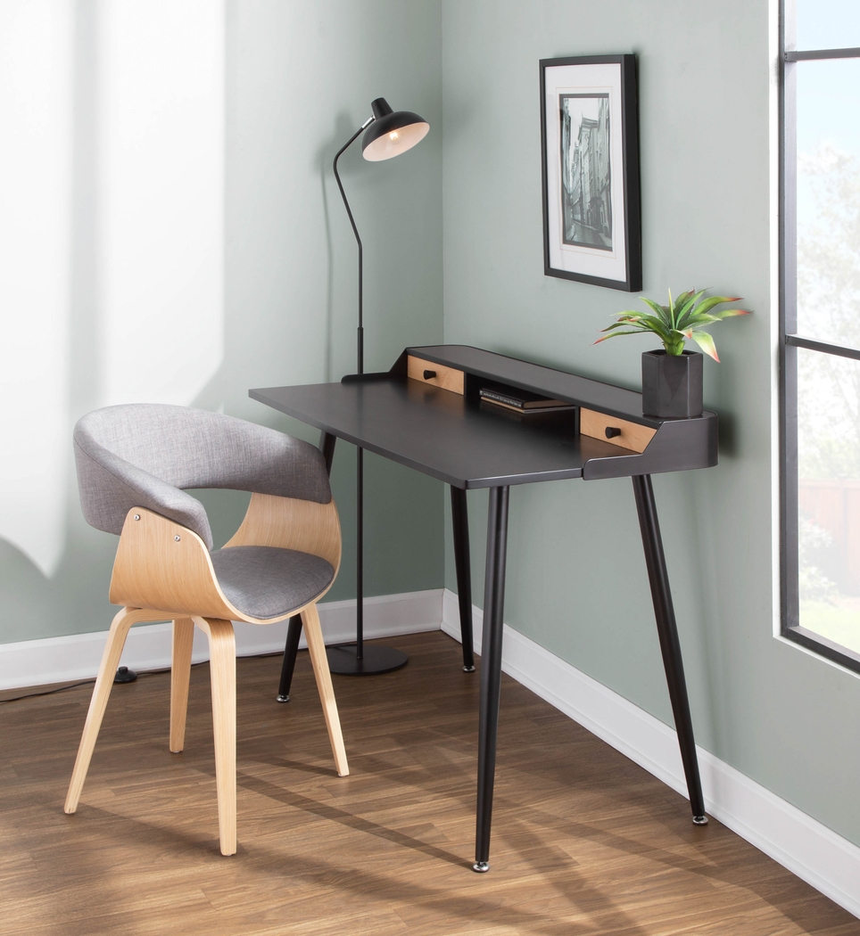 Stephora II Light Gray Accent Chair - Thumbnail - Image 2