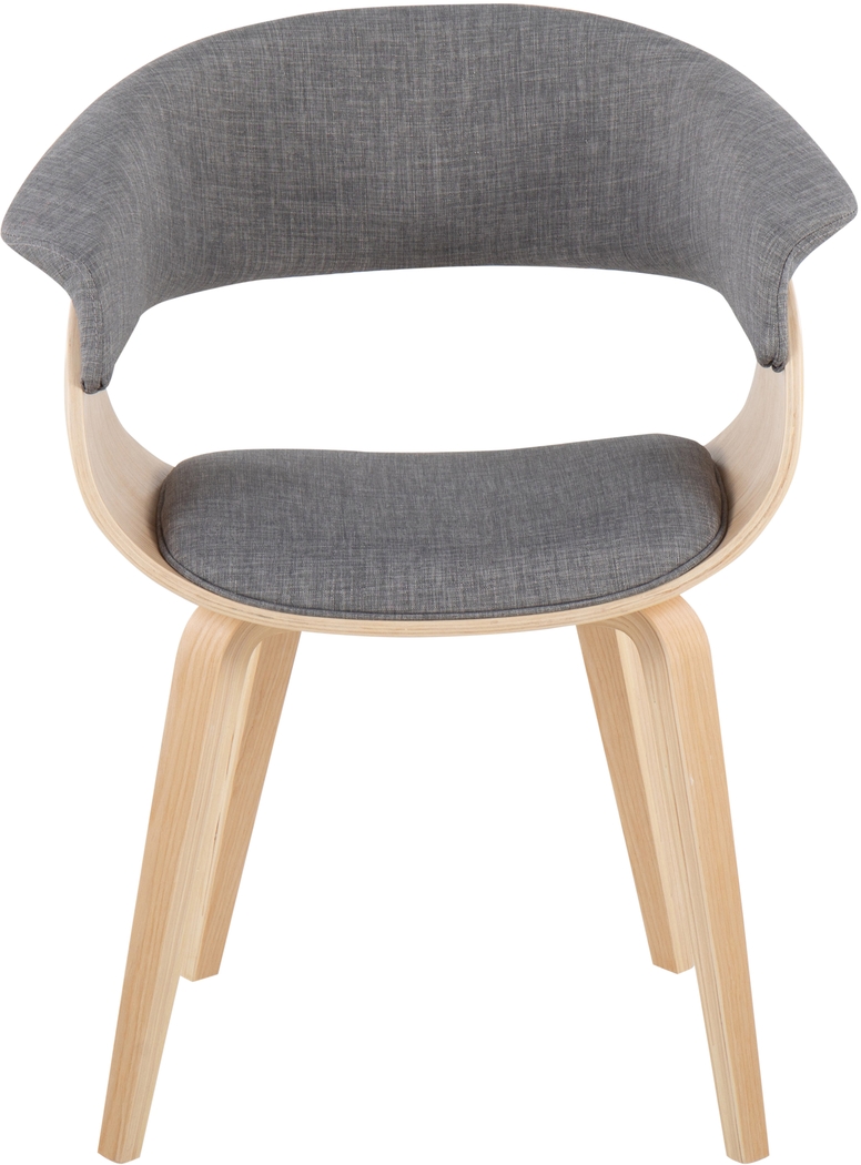 Stephora II Light Gray Accent Chair - Thumbnail - Image 3