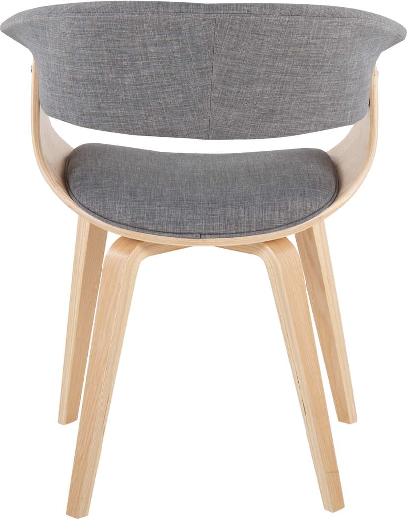 Stephora II Light Gray Accent Chair - Thumbnail - Image 4
