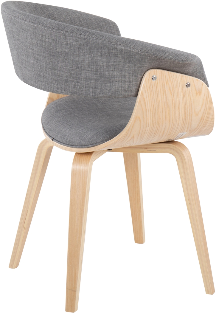 Stephora II Light Gray Accent Chair - Thumbnail - Image 5