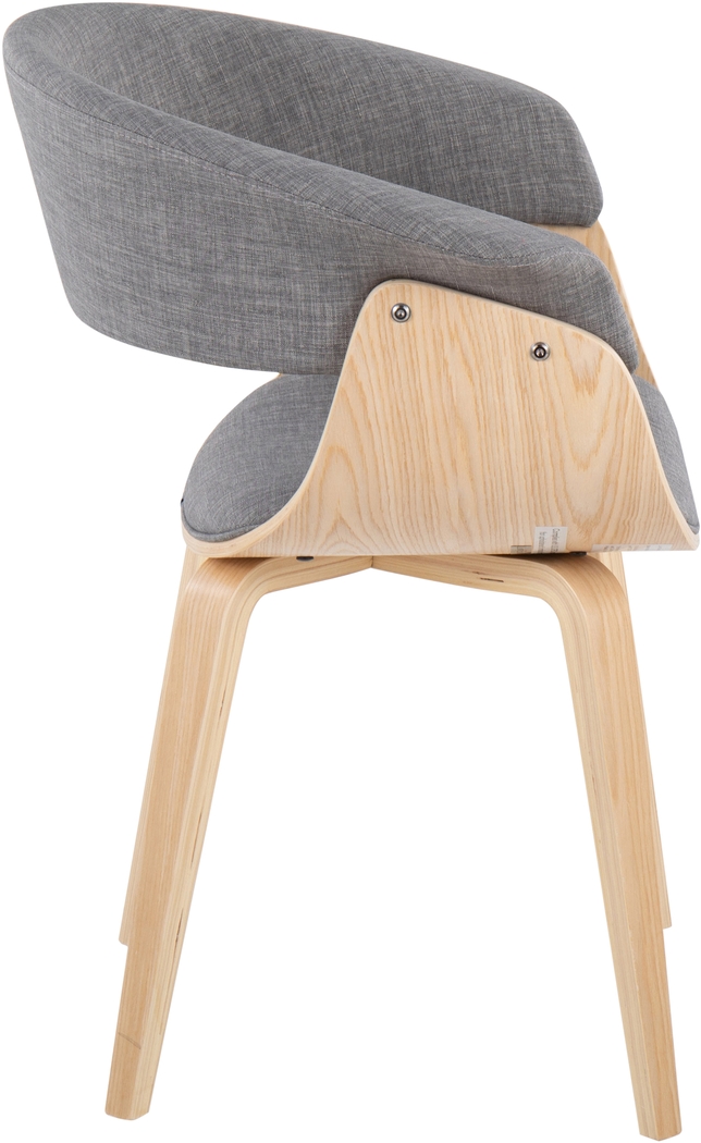 Stephora II Light Gray Accent Chair - Thumbnail - Image 6