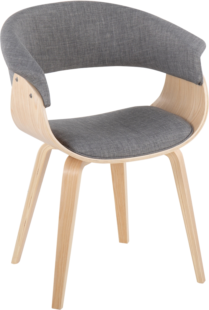 Stephora II Light Gray Accent Chair - Thumbnail - Image 7