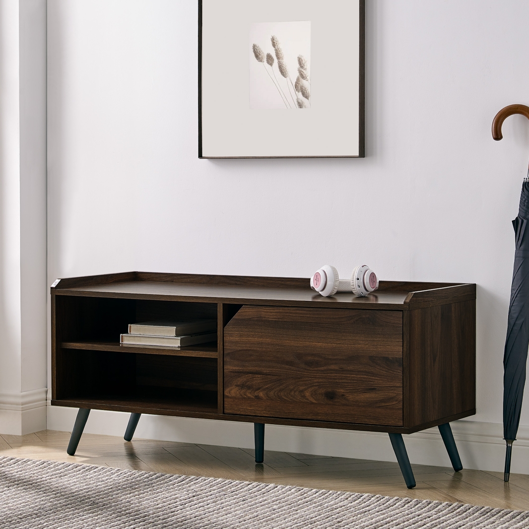 Stering Walnut Accent Bench - Thumbnail - Image 4