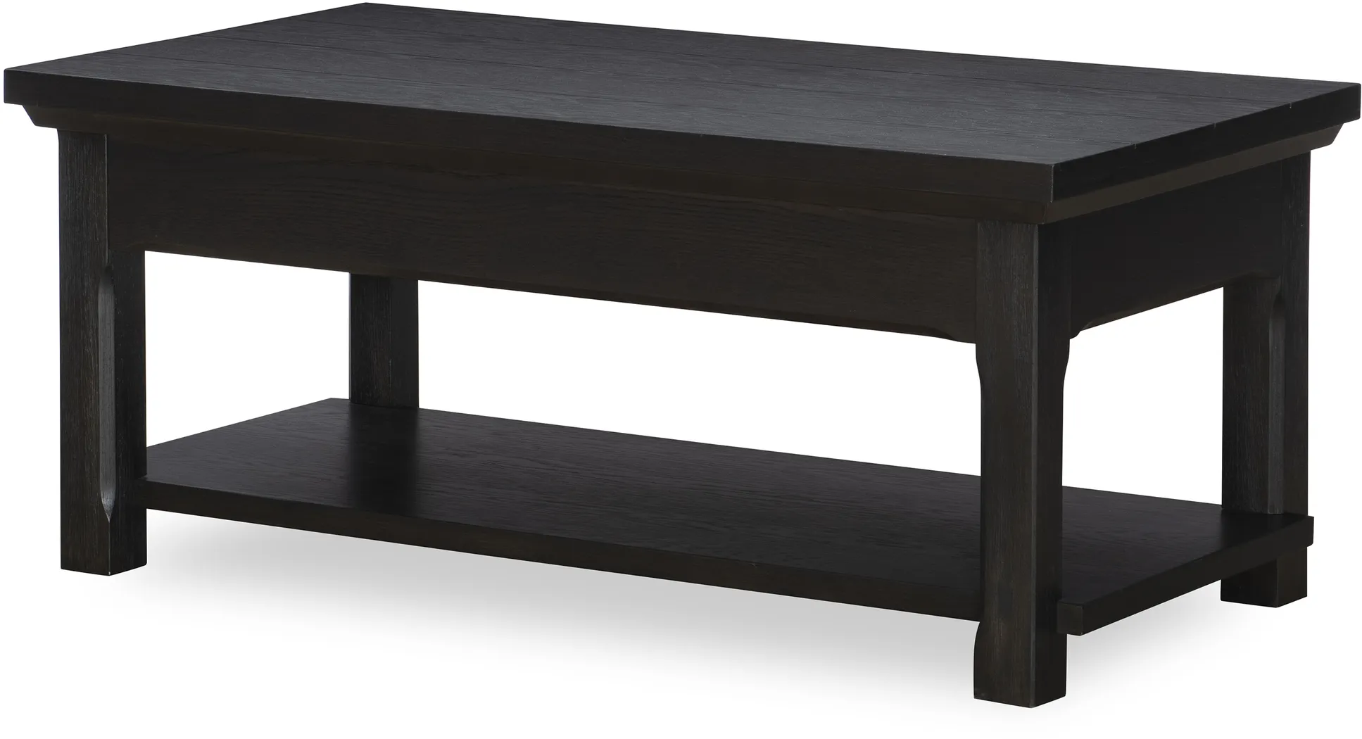 Sterncrest Black 2 Drawer Cocktail Table - Thumbnail - Image 5