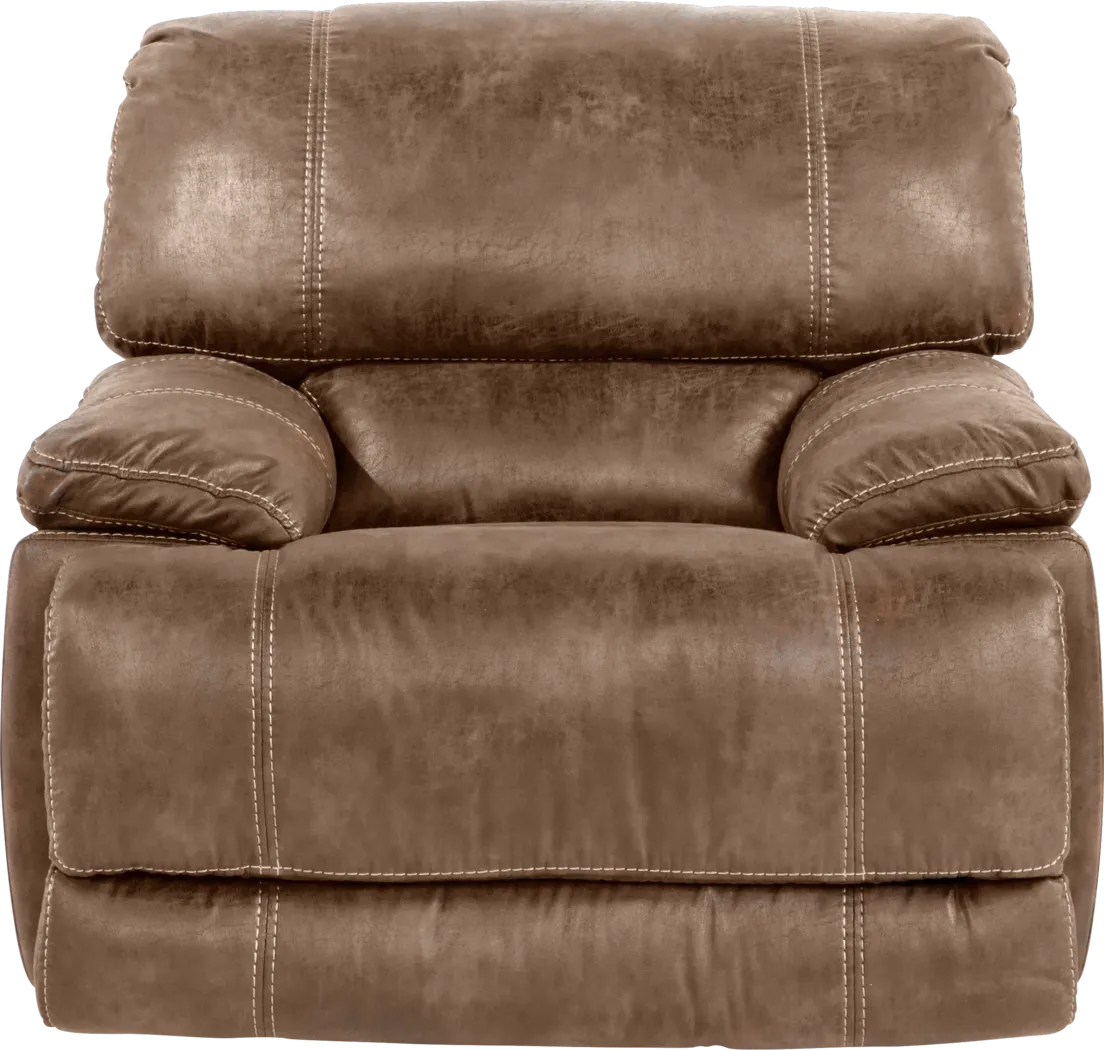 Stetson Ridge Brown Glider Recliner - Thumbnail - Image 2