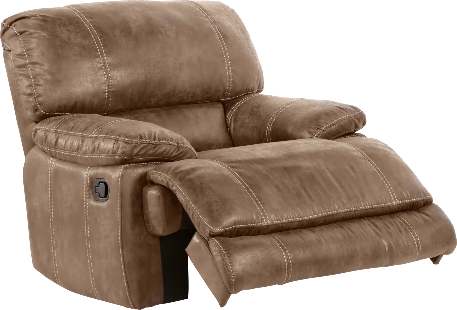 Stetson Ridge Brown Glider Recliner - Thumbnail - Image 1