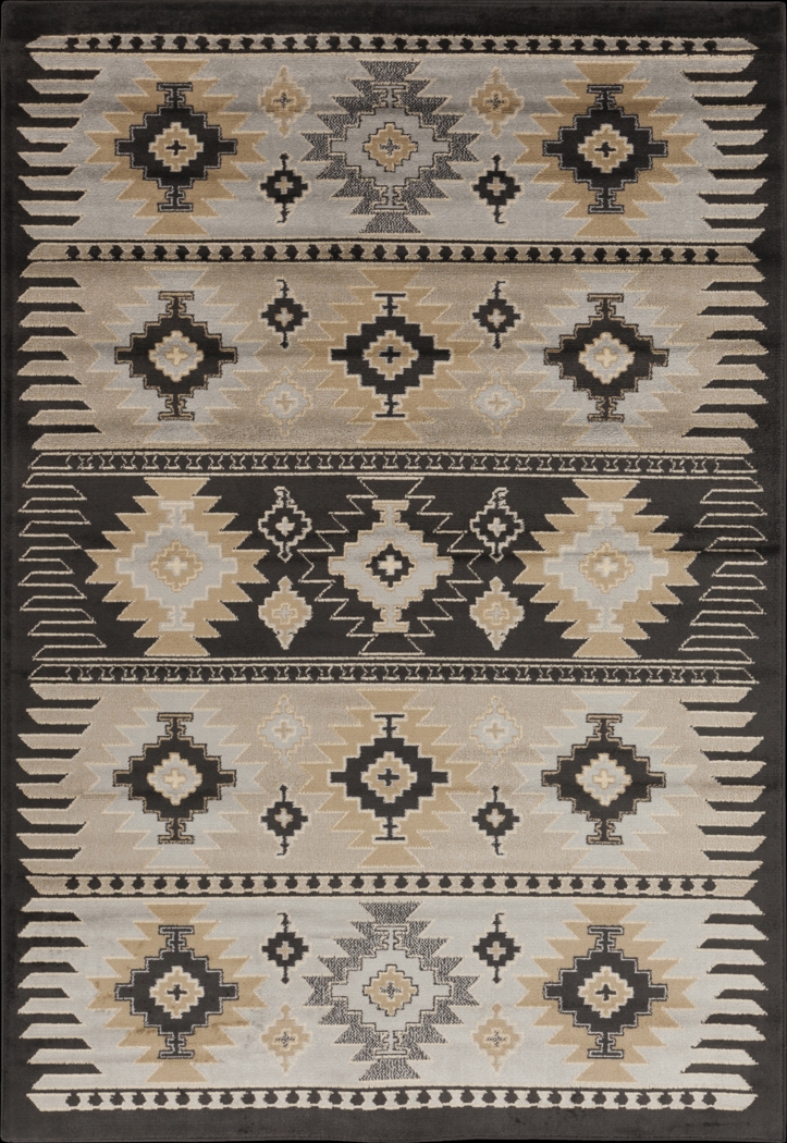 Stetten Gray 6'7 x 9'6 Rug - Thumbnail - Image 1