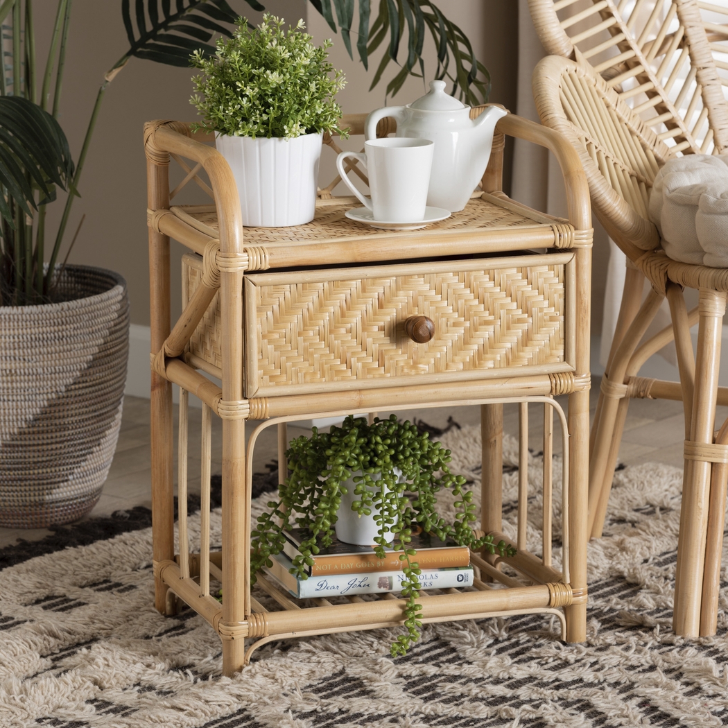 Stierlin Brown Nightstand - Thumbnail - Image 2