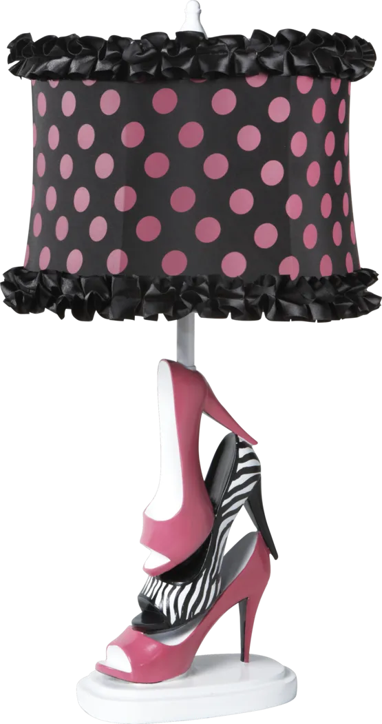Kids Stiletto Pink Lamp - Thumbnail - Image 1