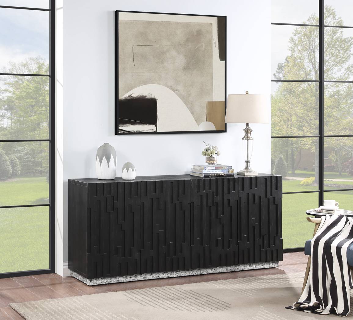 Stillbrook Black Credenza - Thumbnail - Image 2