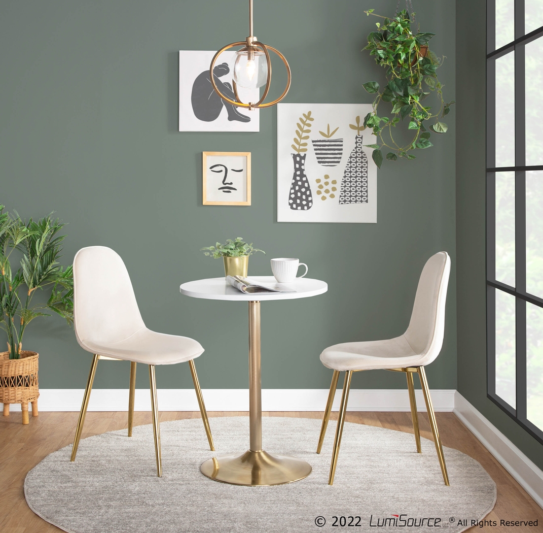 Stillforrest White Adjustable Dining Table - Thumbnail - Image 4