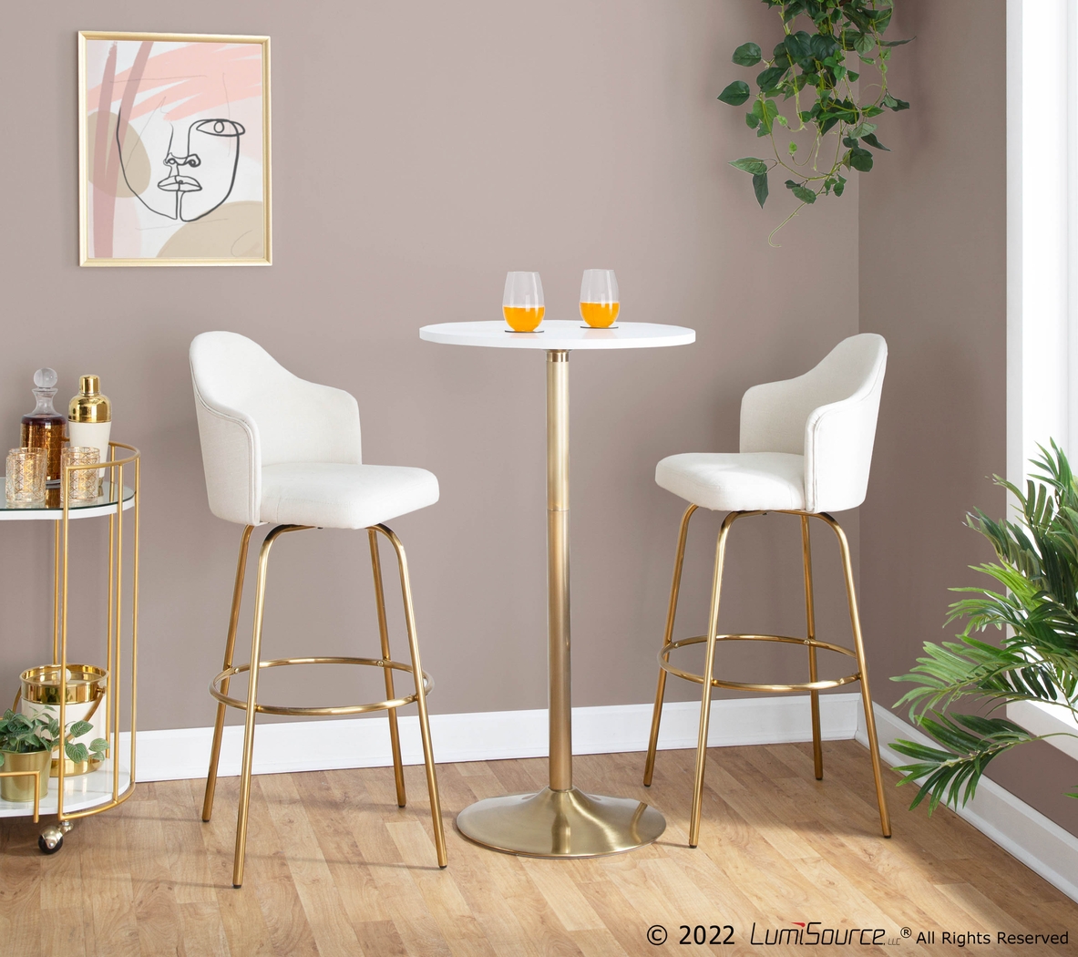 Stillforrest White Adjustable Dining Table - Thumbnail - Image 5