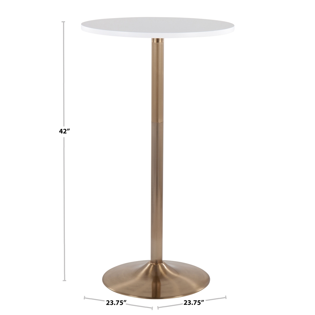 Stillforrest White Adjustable Dining Table - Thumbnail - Image 8