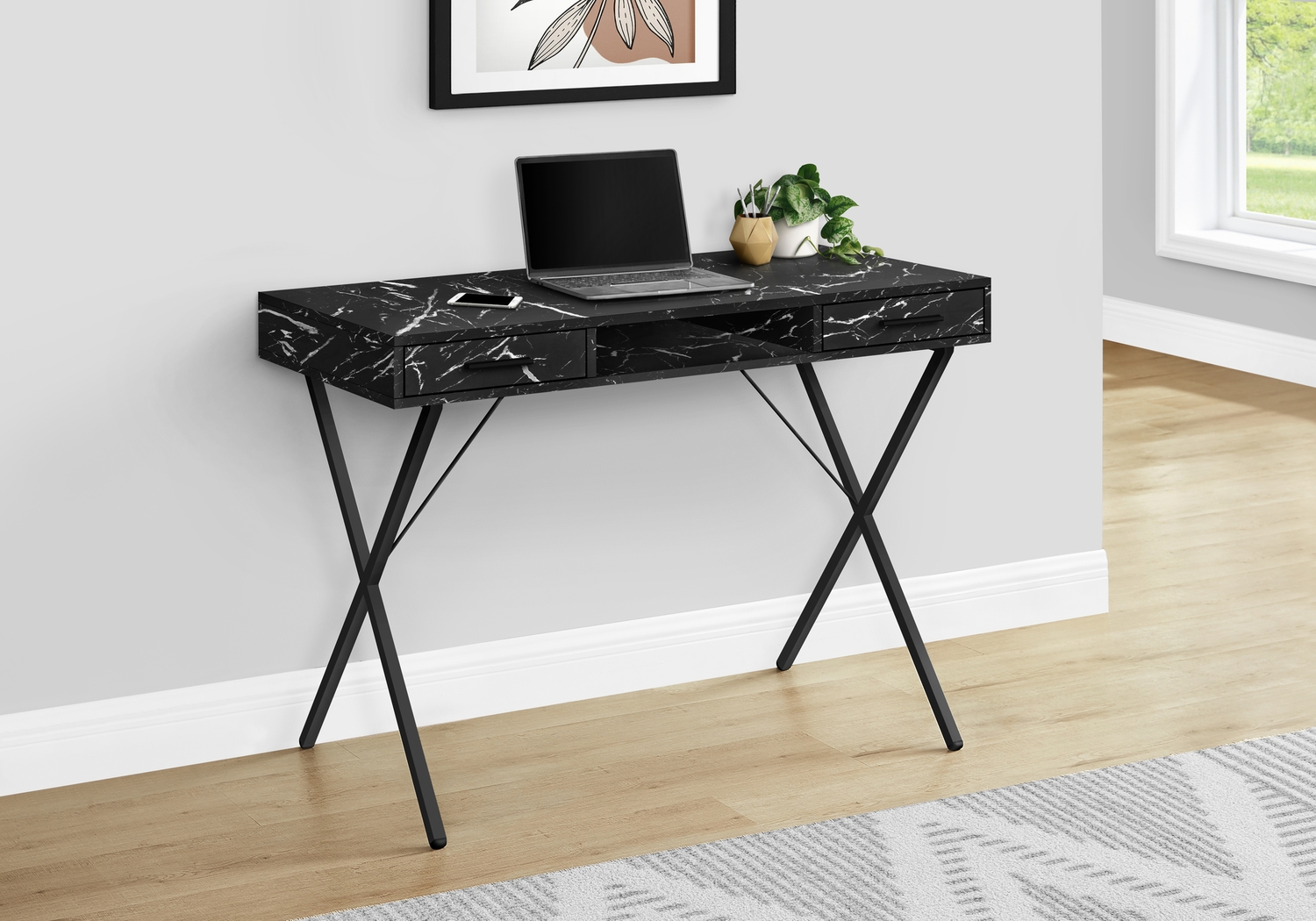 Stillirock Black Marble Desk - Thumbnail - Image 3