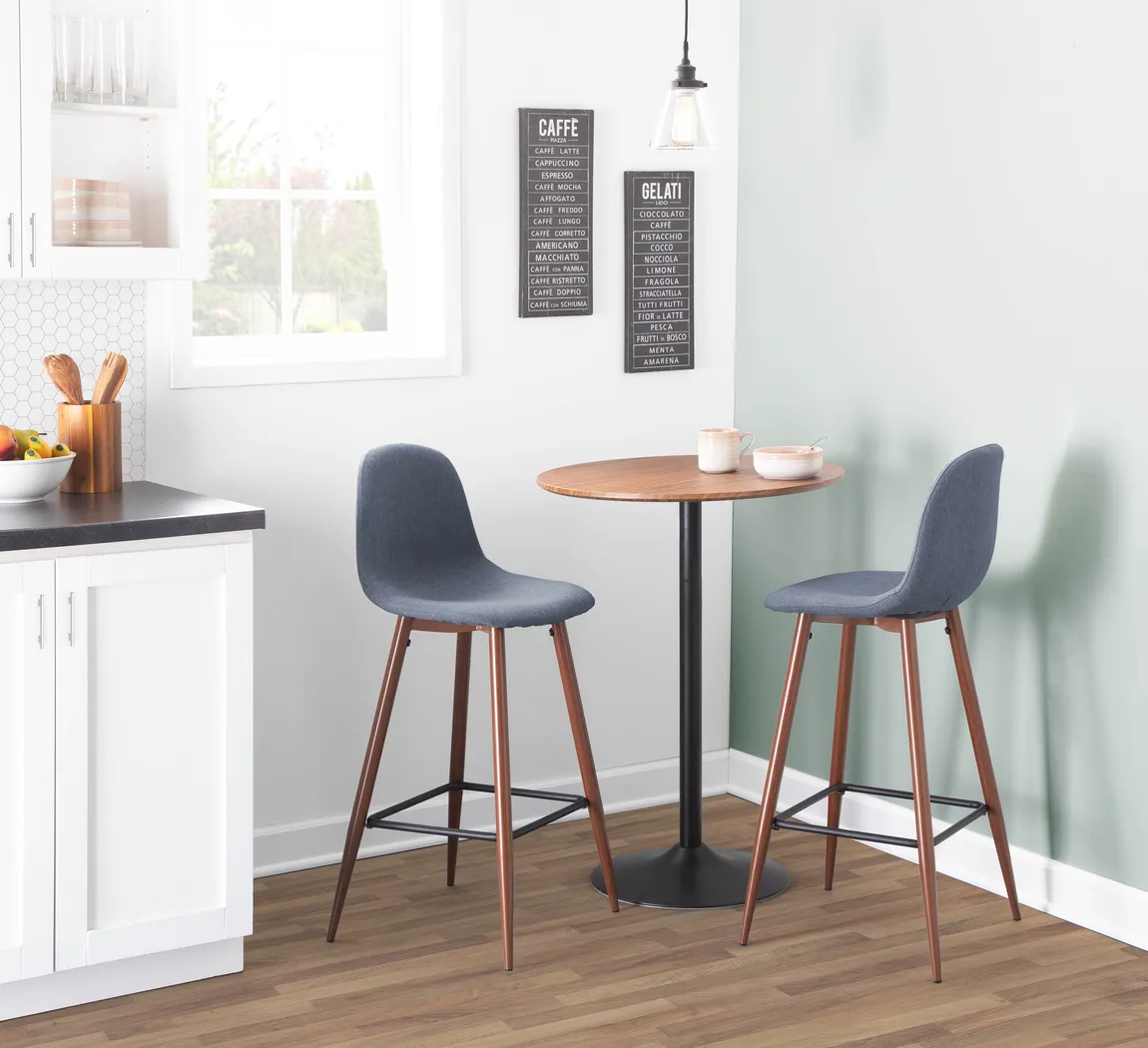 Stimson Blue Barstool, Set of 2 - Thumbnail - Image 3