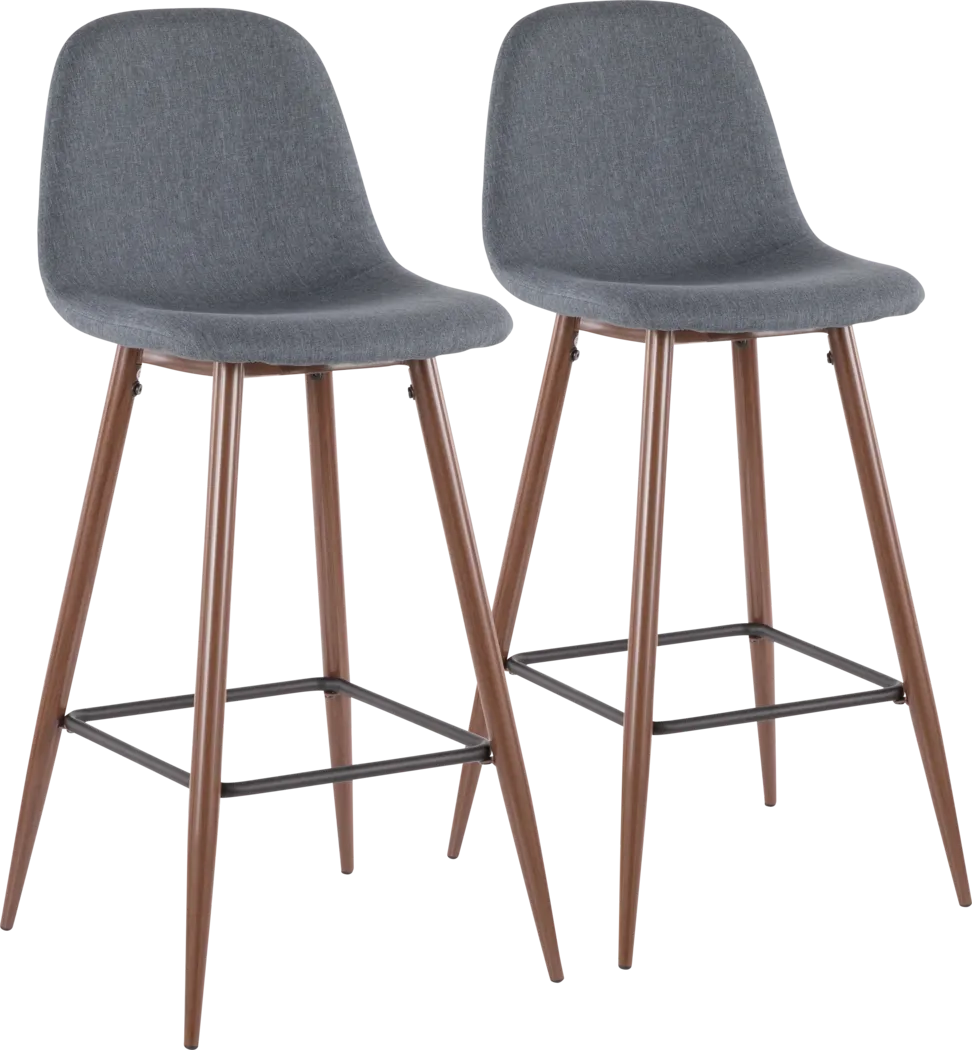 Stimson Blue Barstool, Set of 2 - Thumbnail - Image 1