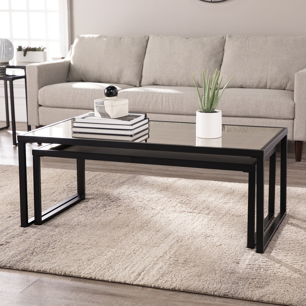 Stine Lane Black Nesting Cocktail Table - Thumbnail - Image 4