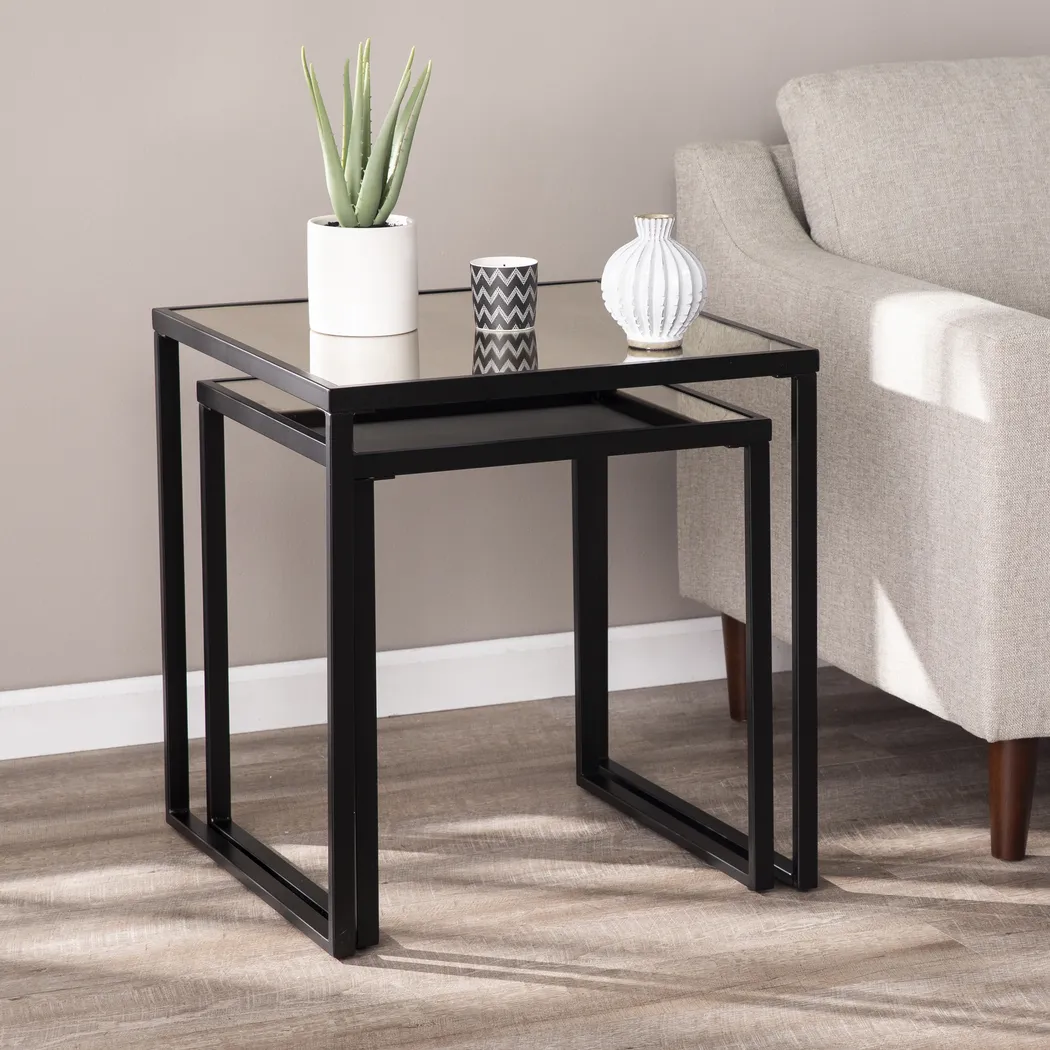 Stine Lane Black Nesting End Table - Thumbnail - Image 3