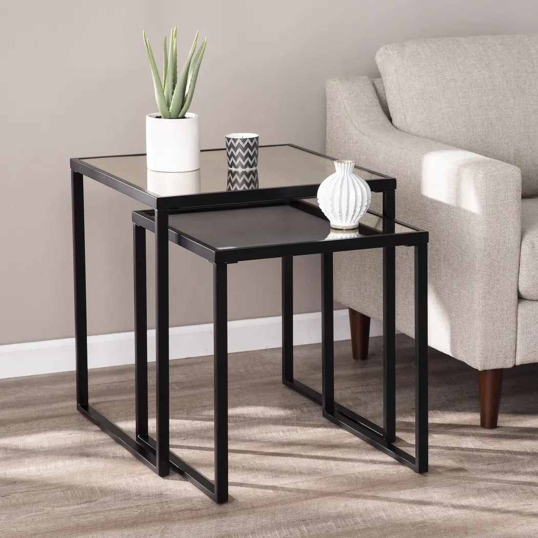 Stine Lane Black Nesting End Table - Thumbnail - Image 4