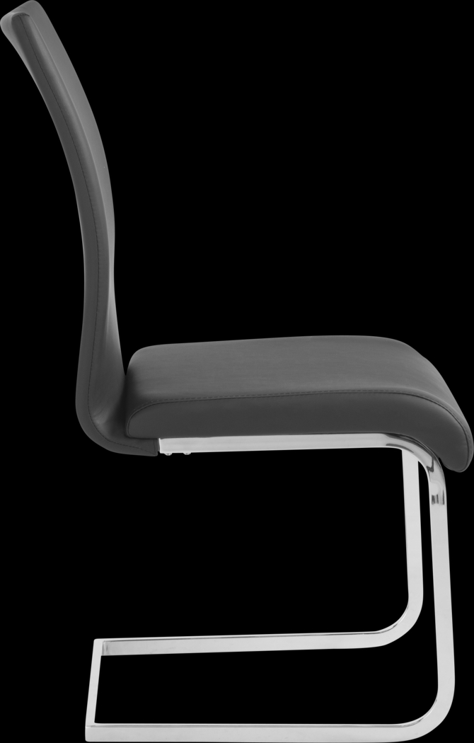 Stiney Black Dining Chair, Set of 4 - Thumbnail - Image 4