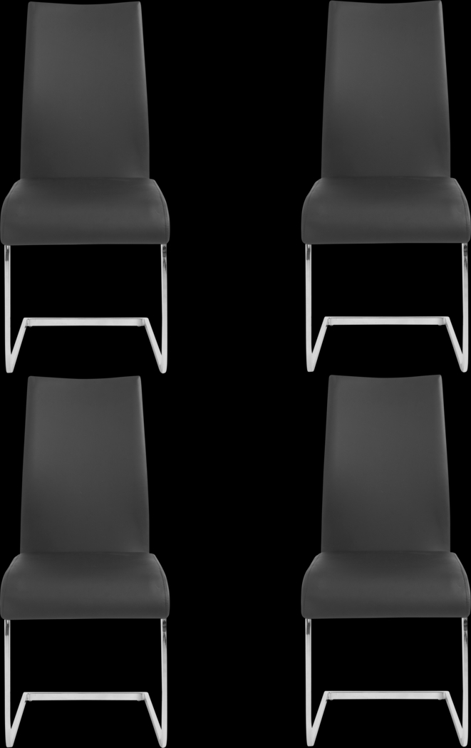 Stiney Black Dining Chair, Set of 4 - Thumbnail - Image 1