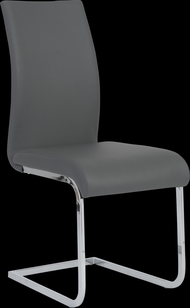 Stiney Gray Dining Chair, Set of 4 - Thumbnail - Image 3