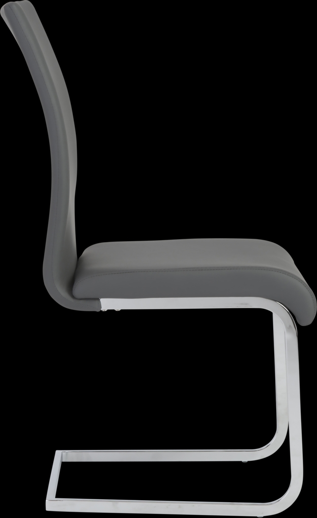 Stiney Gray Dining Chair, Set of 4 - Thumbnail - Image 4