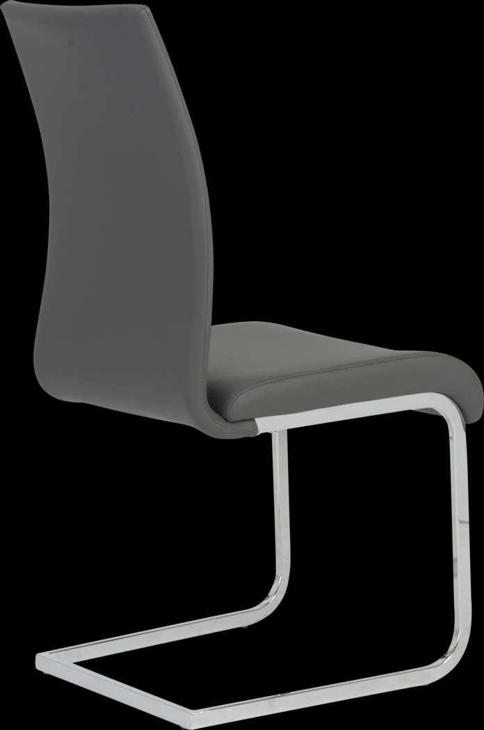 Stiney Gray Dining Chair, Set of 4 - Thumbnail - Image 5