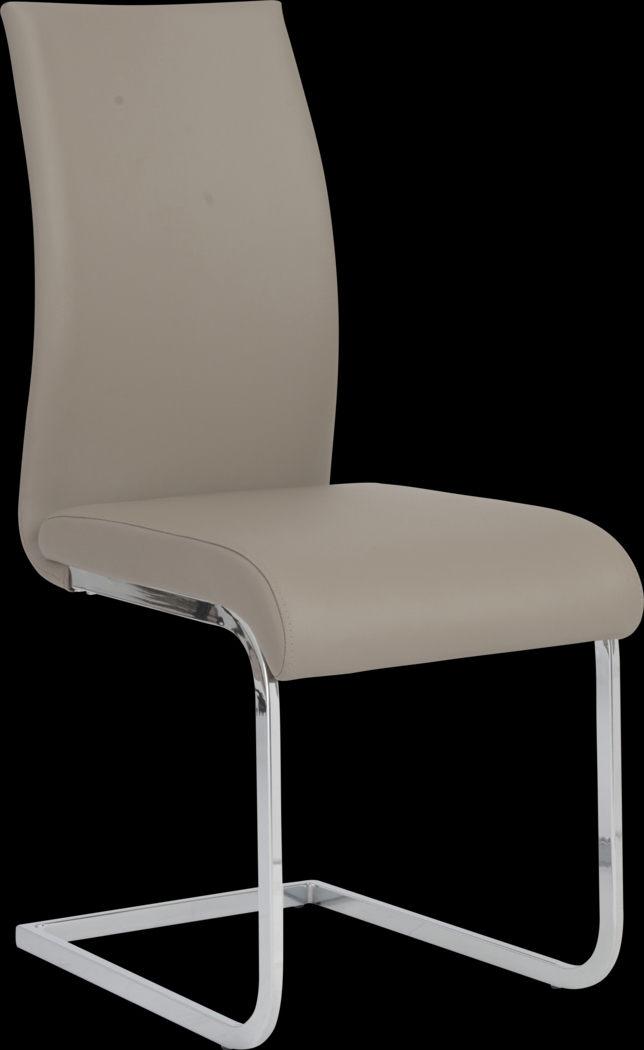 Stiney Taupe Dining Chair, Set of 4 - Thumbnail - Image 4