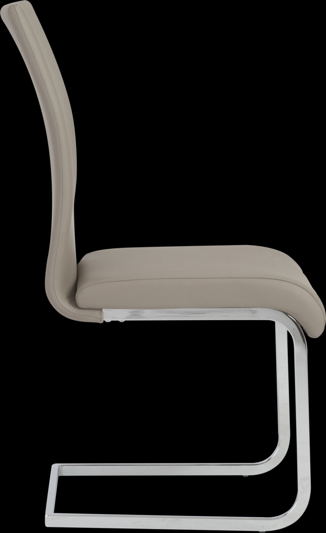 Stiney Taupe Dining Chair, Set of 4 - Thumbnail - Image 5