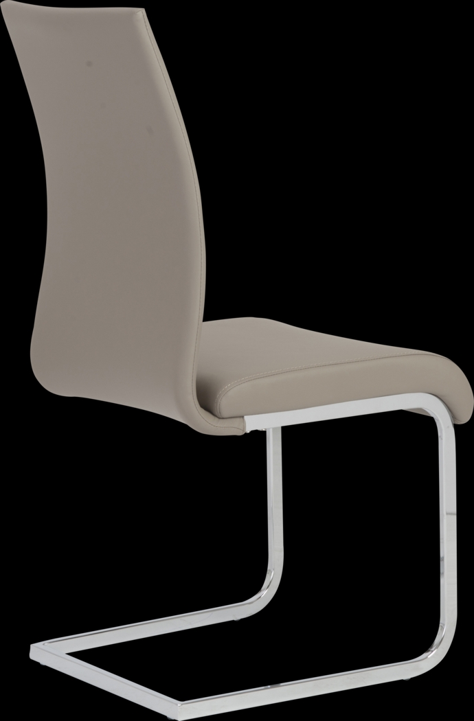 Stiney Taupe Dining Chair, Set of 4 - Thumbnail - Image 6