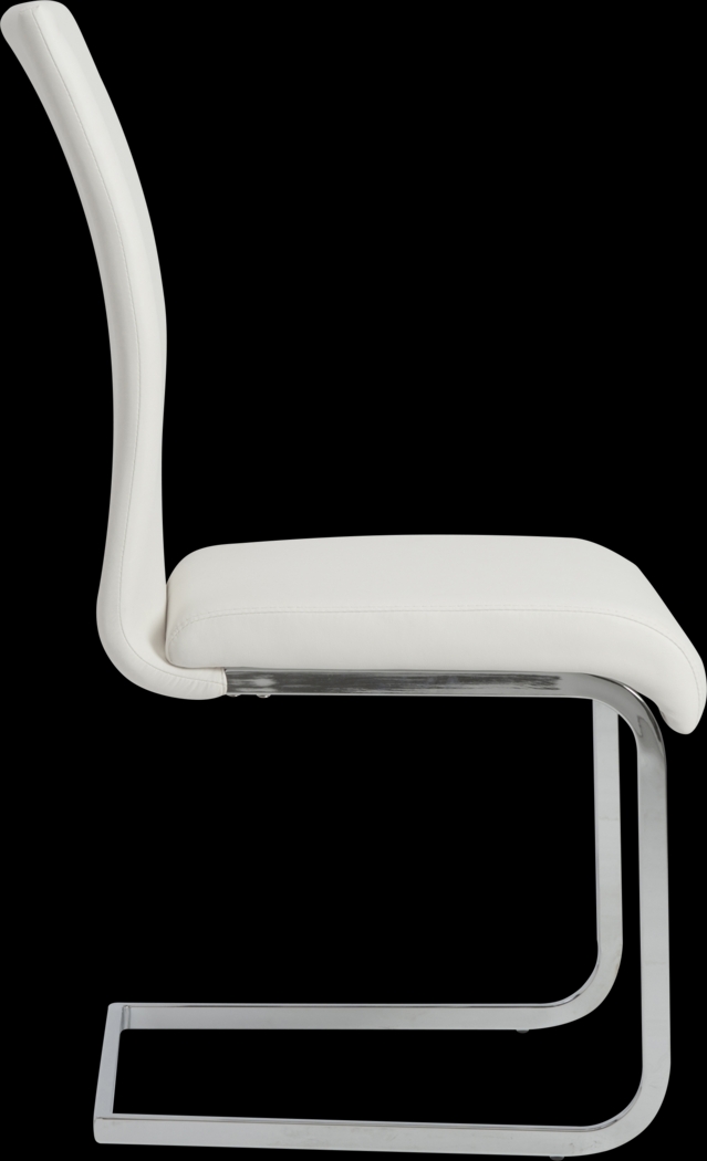 Stiney White Dining Chair, Set of 4 - Thumbnail - Image 8