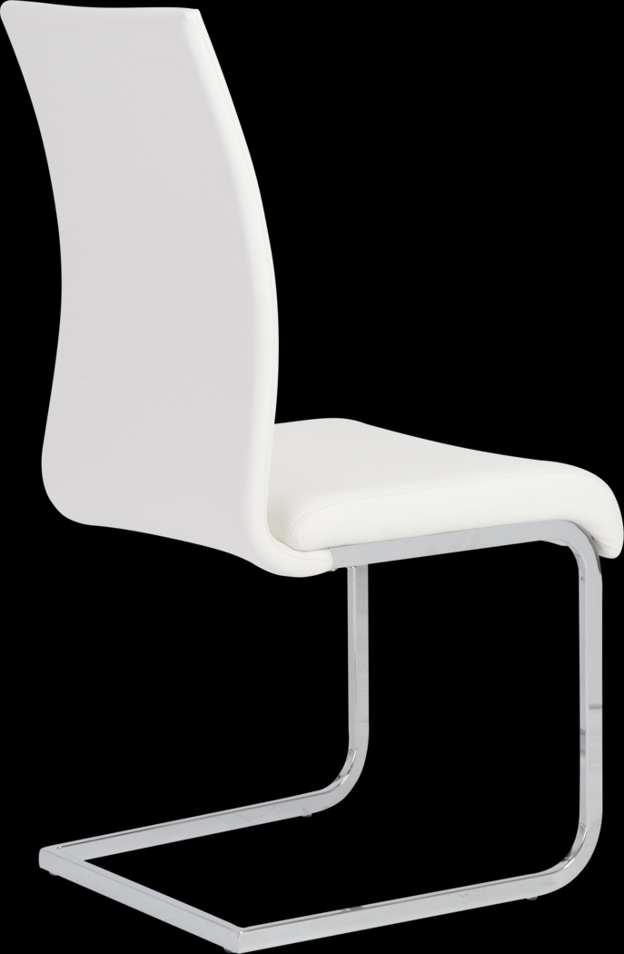 Stiney White Dining Chair, Set of 4 - Thumbnail - Image 9