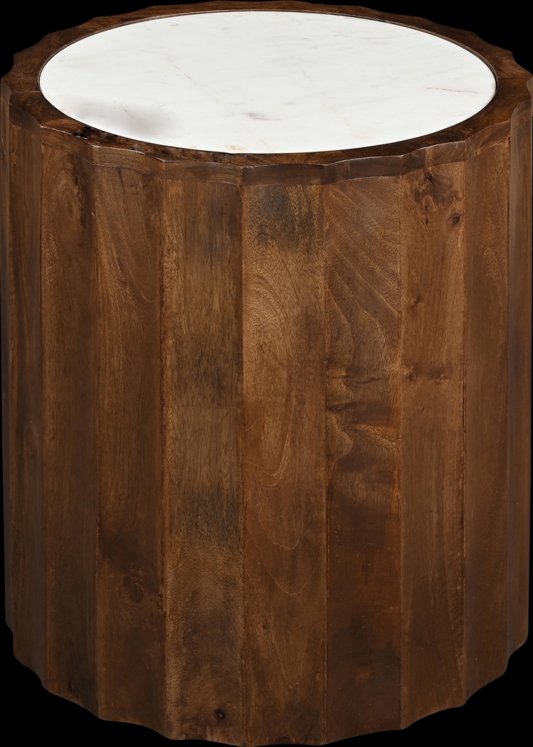 Stinsonville White End Table - Thumbnail - Image 3