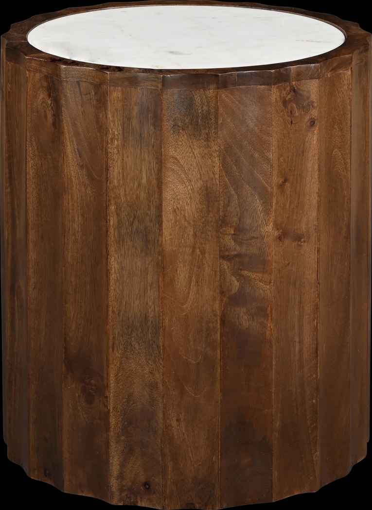 Stinsonville White End Table - Thumbnail - Image 1