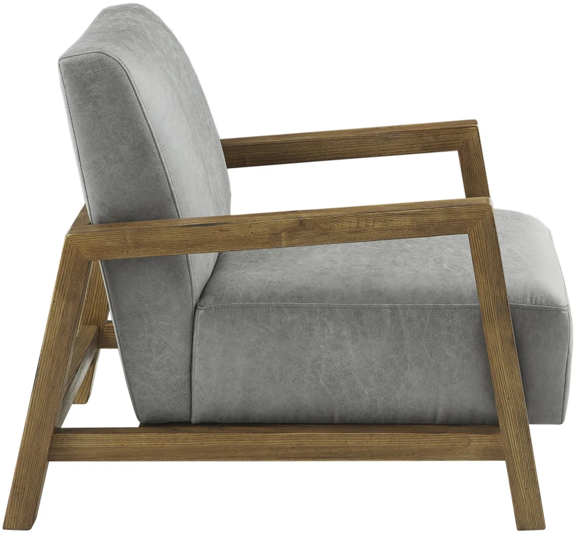 Stirlingcrest Gray Accent Chair - Thumbnail - Image 3