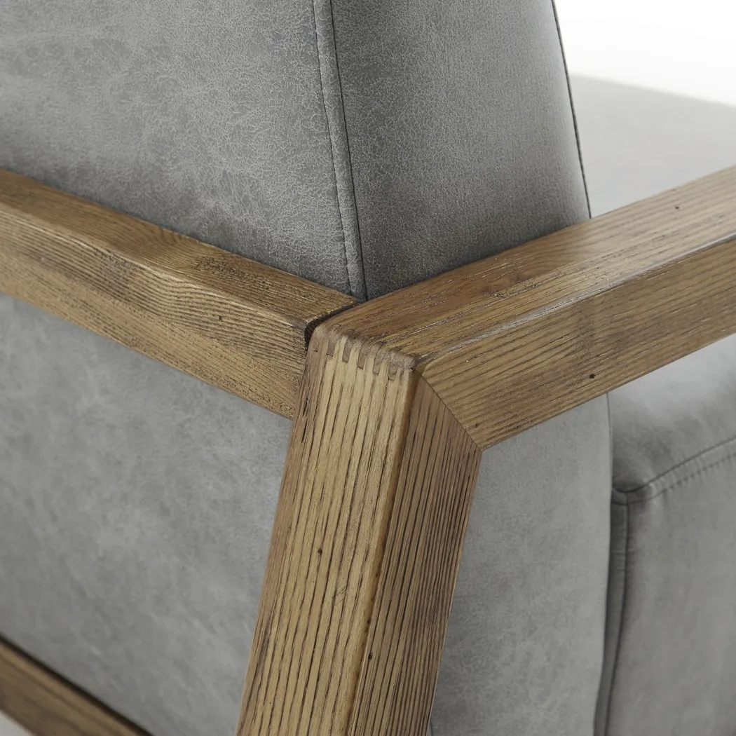 Stirlingcrest Gray Accent Chair - Thumbnail - Image 5