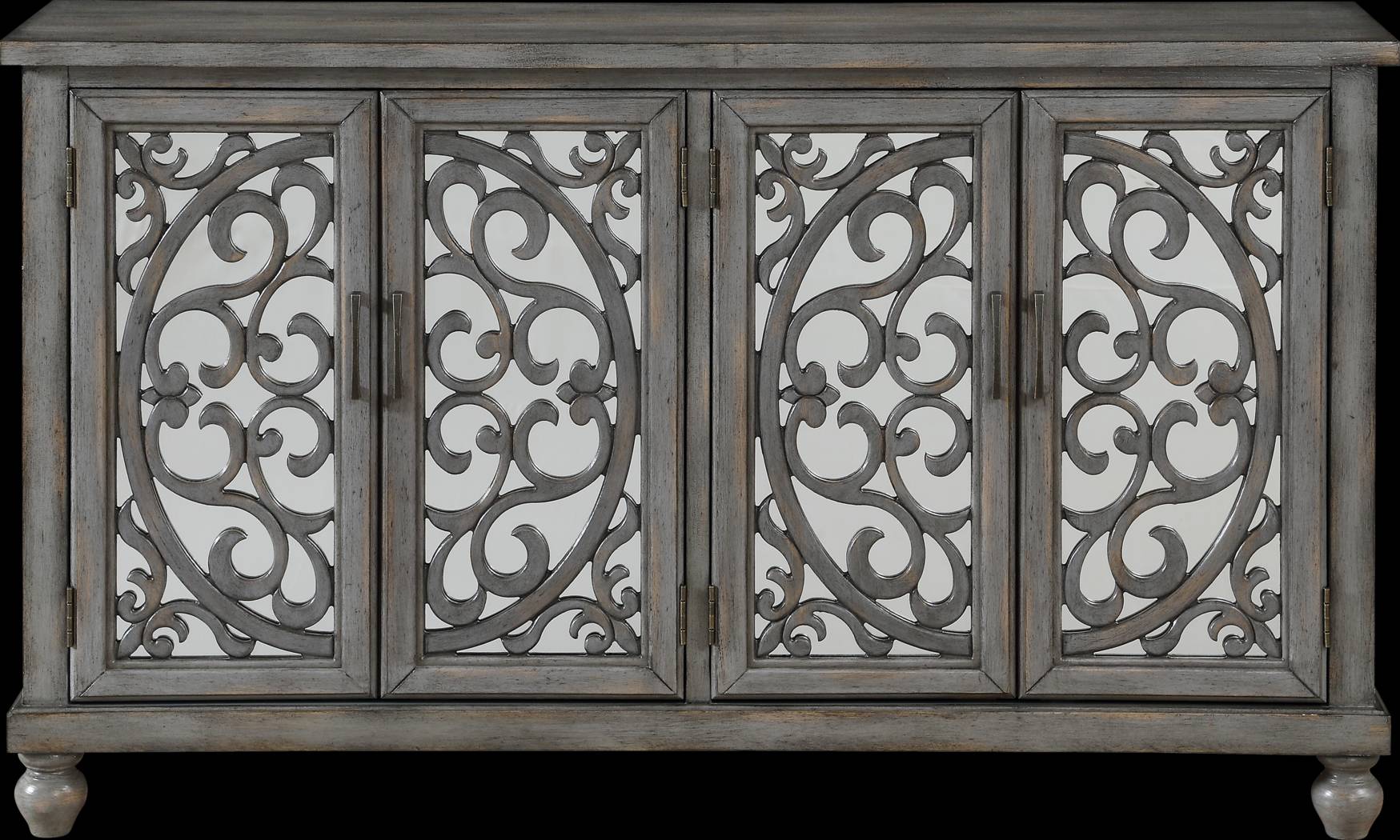 Stirton Gray Credenza - Thumbnail - Image 3