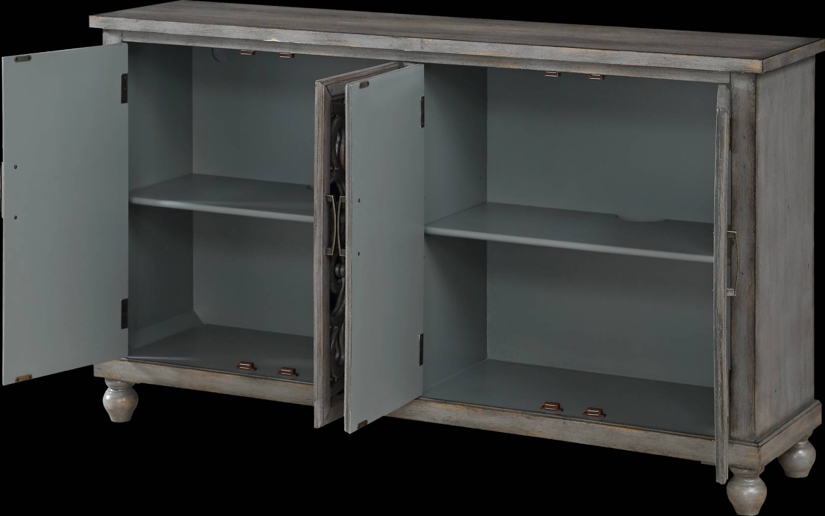 Stirton Gray Credenza - Thumbnail - Image 4