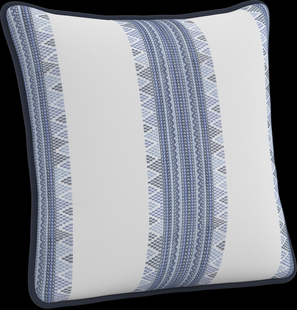 Stitchstone Indigo Indoor/Outdoor Accent Pillow, Set of Two - Thumbnail - Image 2