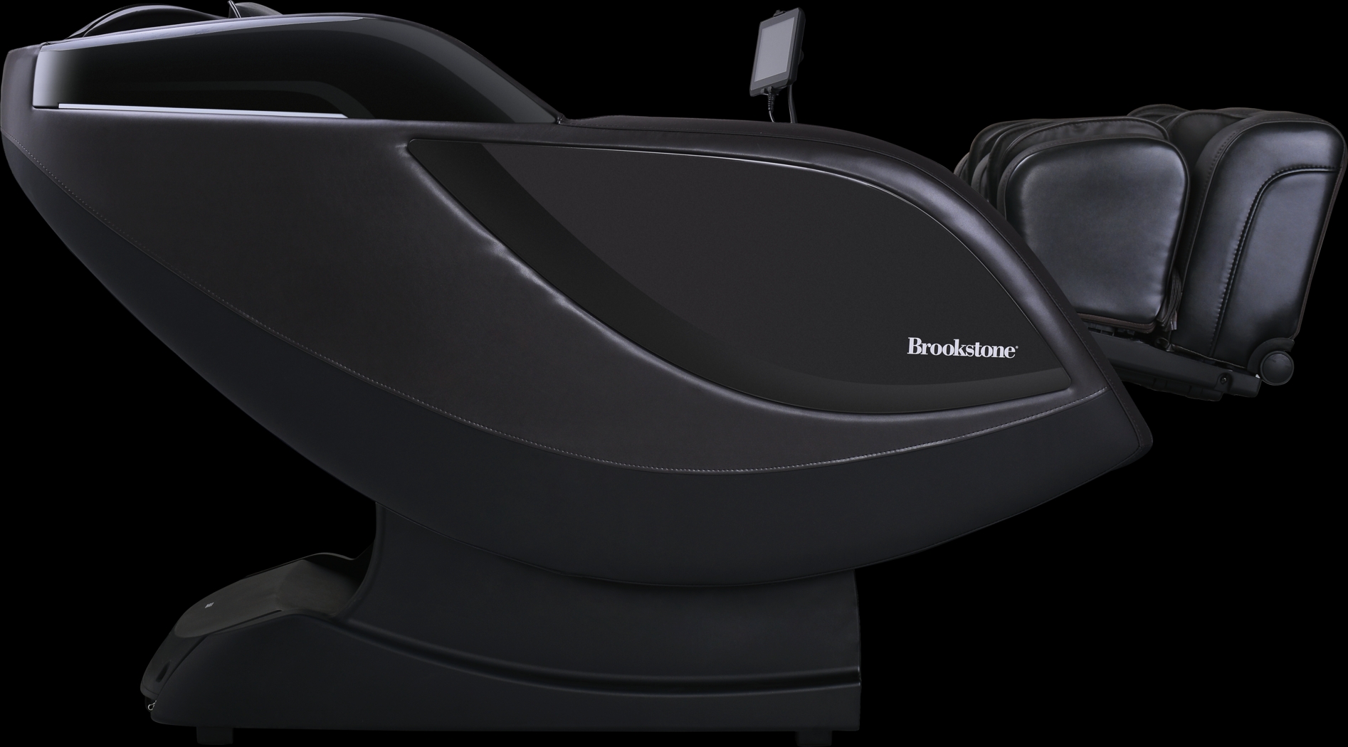 Stockholm Black Power Recliner with Massage Footrest - Thumbnail - Image 2