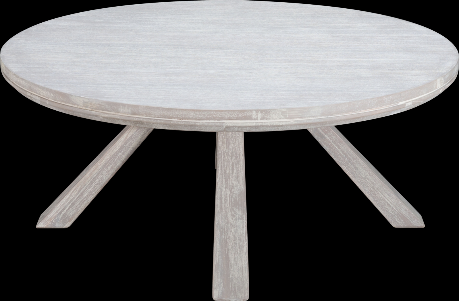 Stockport Ridge White Round Cocktail Table - Thumbnail - Image 3