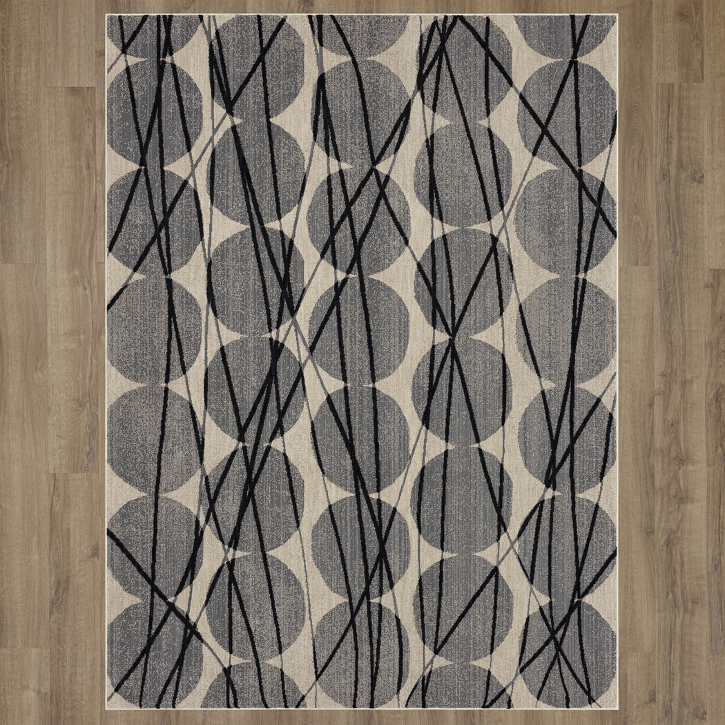 Stacy Garcia Stocksend Gray 5'3 x 7'10 Rug - Thumbnail - Image 2
