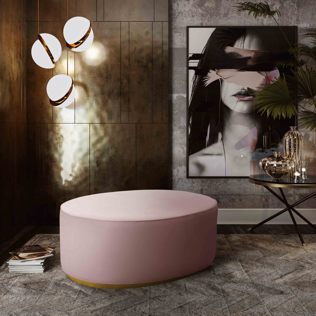 Stoella Pink Blush Ottoman - Thumbnail - Image 3