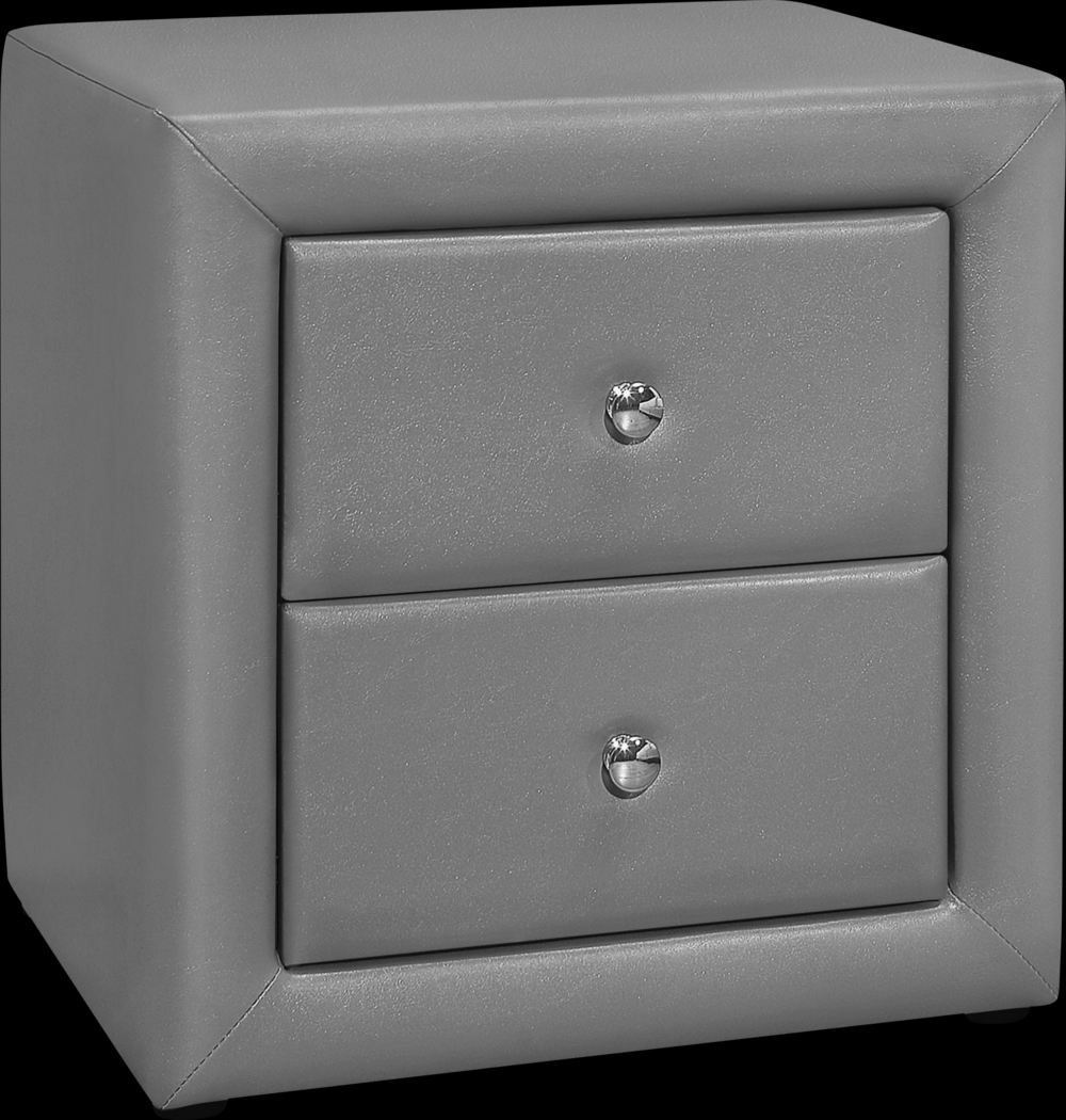 Stomner Gray Nightstand - Thumbnail - Image 1