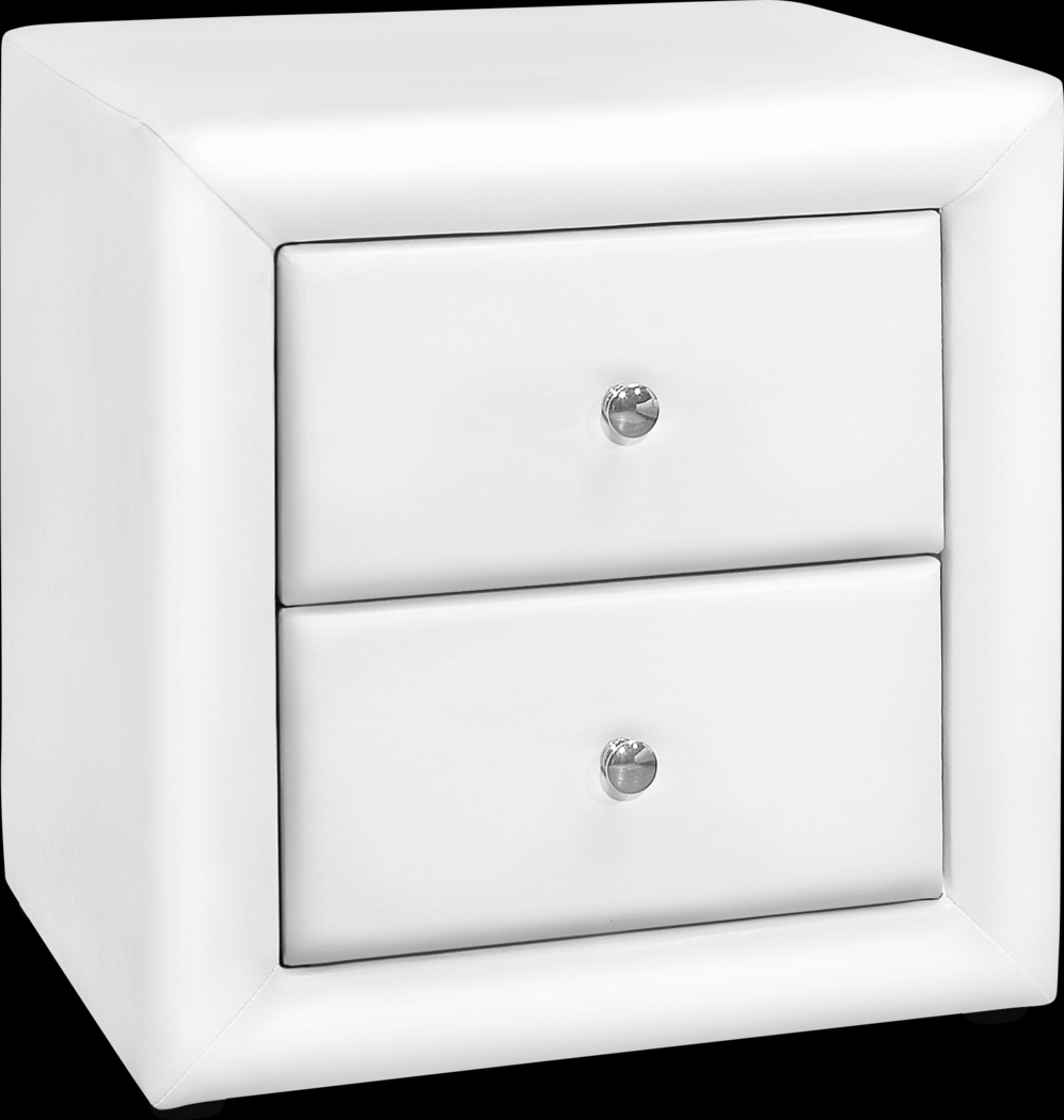 Stomner White Nightstand - Thumbnail - Image 1