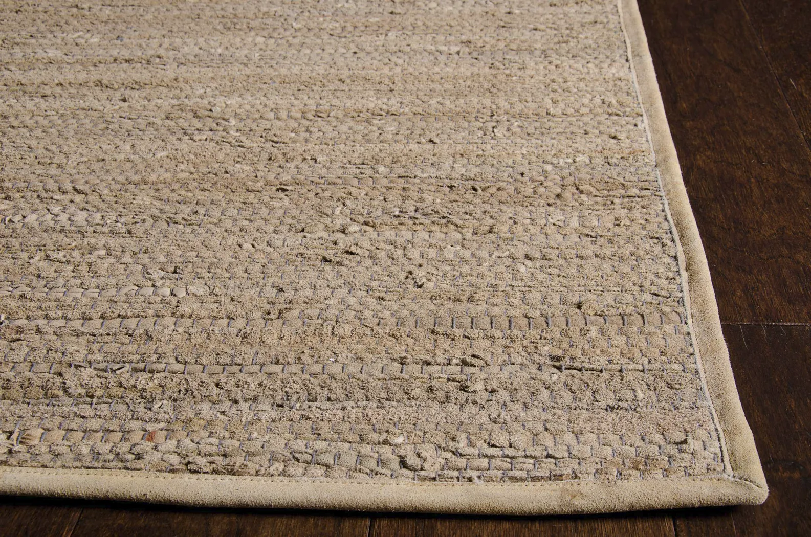 Stone Laundered Beige 5'3 x 7'5 Rug - Thumbnail - Image 2