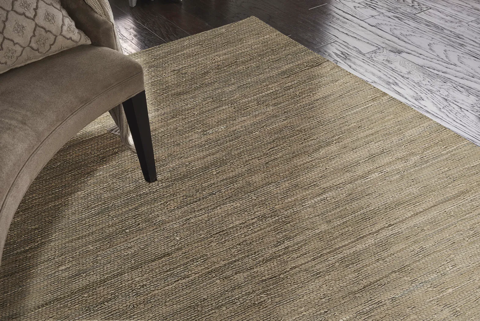 Stone Laundered Beige 5'3 x 7'5 Rug - Thumbnail - Image 3